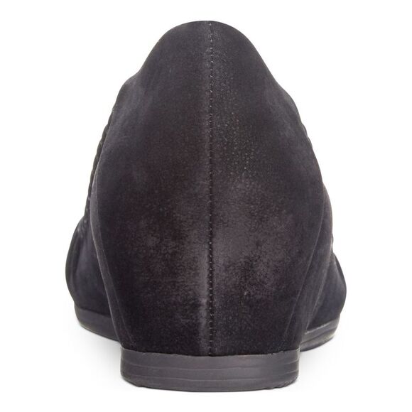 BARETRAPS Womens Black Hidden Heel Pleated Norma Wedge Slip On Ballet Flats 5 M - Picture 3 of 4